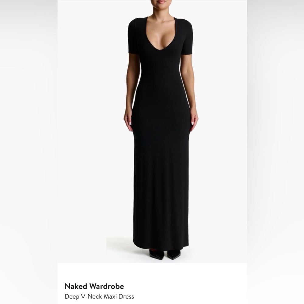 Naked, wardrobe, long dress